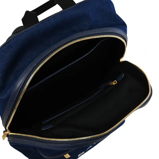 【BALLY】簡約燙印LOGO帆布大旅用包商務包後背包(全新福利品)