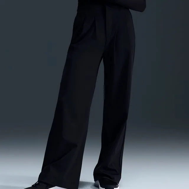 【NIKE 耐吉】Bliss Trouser 女款 黑色 運動 落地褲 寬鬆 訓練 透氣 休閒 長褲 FQ2167-010