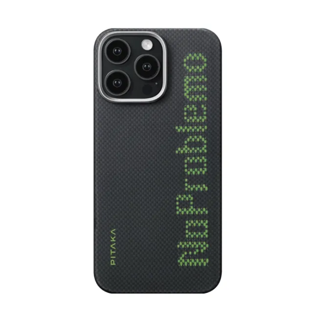 【PITAKA】iPhone15 Pro Aries X PITAKA 首創夜光聯名設計款(13g 全球最薄 MagSafe)