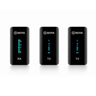 【BOYA 博雅】BY-XM6-S2 一對二 無線麥克風組 2.4G(公司貨)