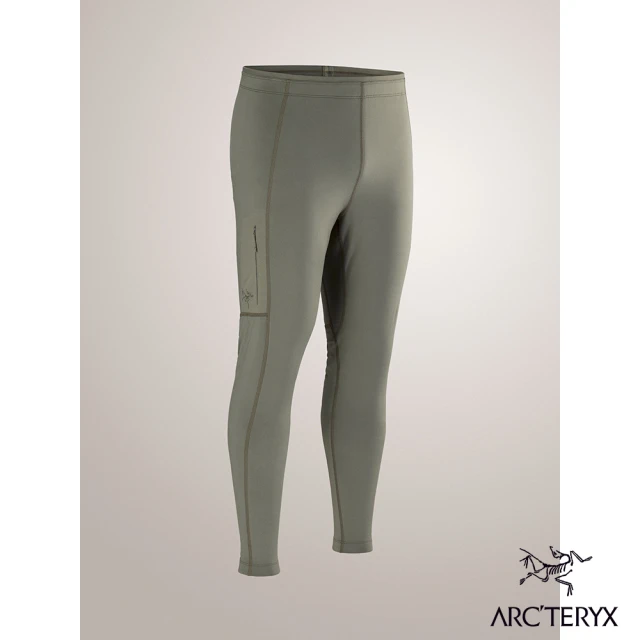 Arcteryx 始祖鳥 男 Rho LT 刷毛內層長褲(糧草綠)