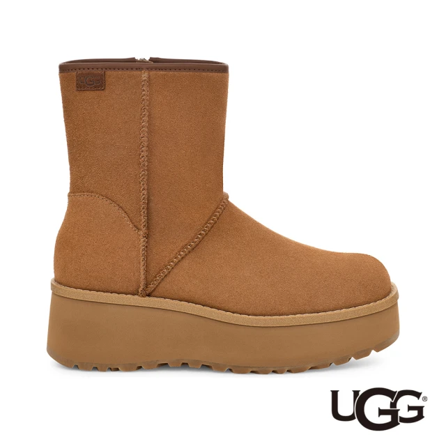 UGG 雙11-女鞋/靴子/真皮雪靴/厚底靴/Cityfunc Mid(栗子棕-UG1158196CHE)