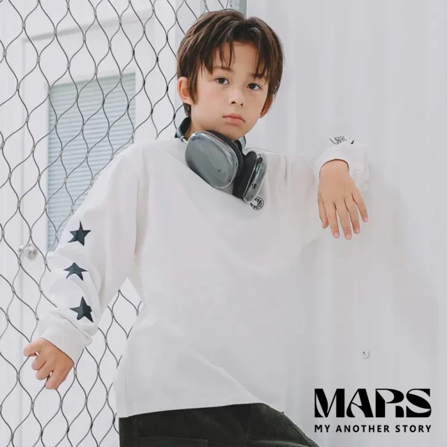 MARS 童裝-橫條紋長袖上衣(綠色) 推薦