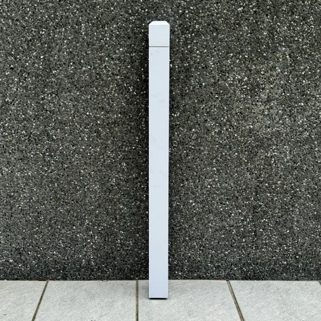 【沃克嚴選】塑木中空柱子-白色 6x6x84cm 1入
