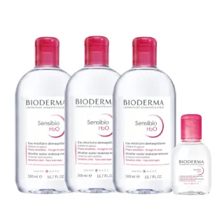 【BIODERMA 貝膚黛瑪】NO1奇蹟卸妝組(500mlx3+100ml)