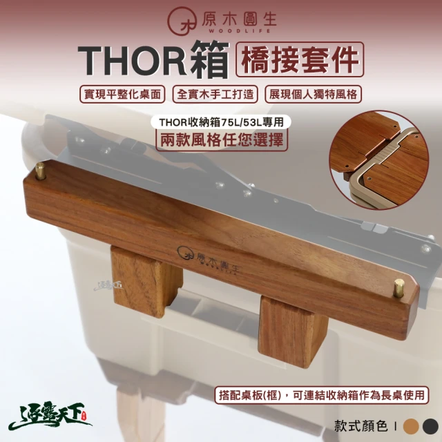 WoodLife 原木圓生 THOR配件 橋接套件 兩入一組(露營桌 索爾箱 IGT 露營裝備 露營 逐露天下)