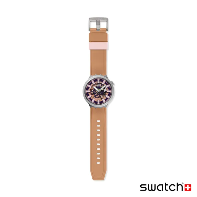 【SWATCH】TERRACOTTA TIDE 大錶面金屬手錶/男錶/女錶/瑞士製造 SB07S119(47mm)