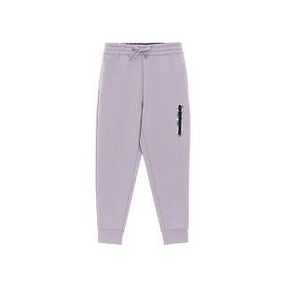 【GIORDANO 佐丹奴】童裝抽繩束口褲 G-MOTION系列(37 極簡灰紫)