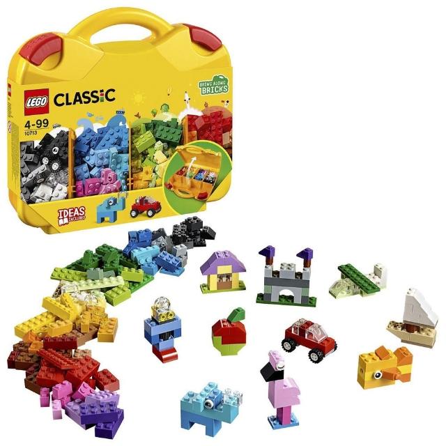 【LEGO 樂高】經典系列 10713 創意手提箱(積木 玩具)