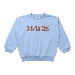 【MARS】童裝-LOGO大學衛衣(藍色)