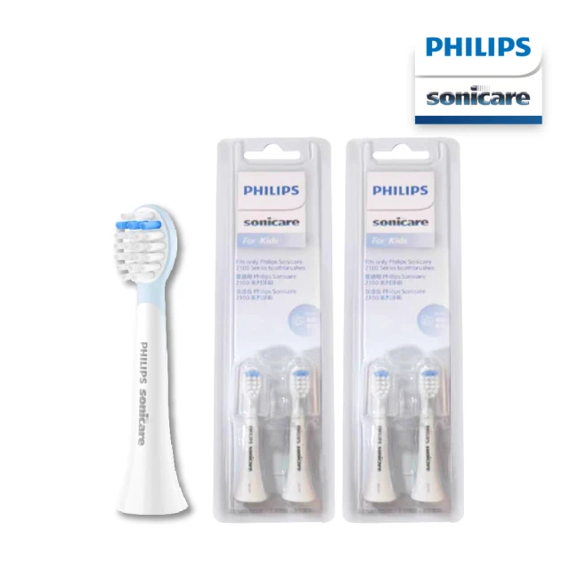 Philips 飛利浦 莎莉兒童刷頭 藍色 2組共4入HX2032/02(莎莉兒童牙刷專用)