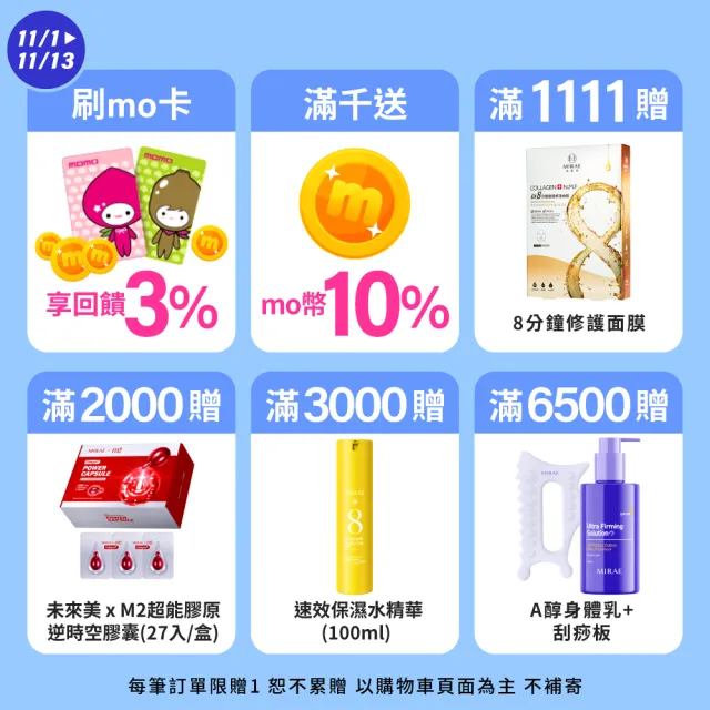 【MIRAE 未來美】速效面膜禮盒15片+ABC面膜禮盒15片(宋慧喬代言推薦)