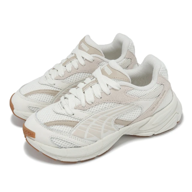 PUMA 休閒鞋 Velophasis SurrealC Wns 女鞋 米白 拼接 緩衝 復古跑鞋(399688-01)