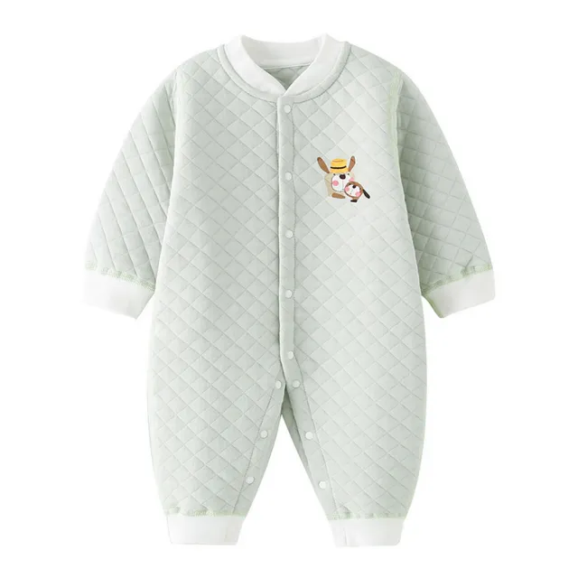 【BRIGA jhsshy020】BRIGA jhsshy020秋冬夾棉加厚純棉保暖衣服新生兒冬季哈衣無骨寶寶爬服(jhsshy020)