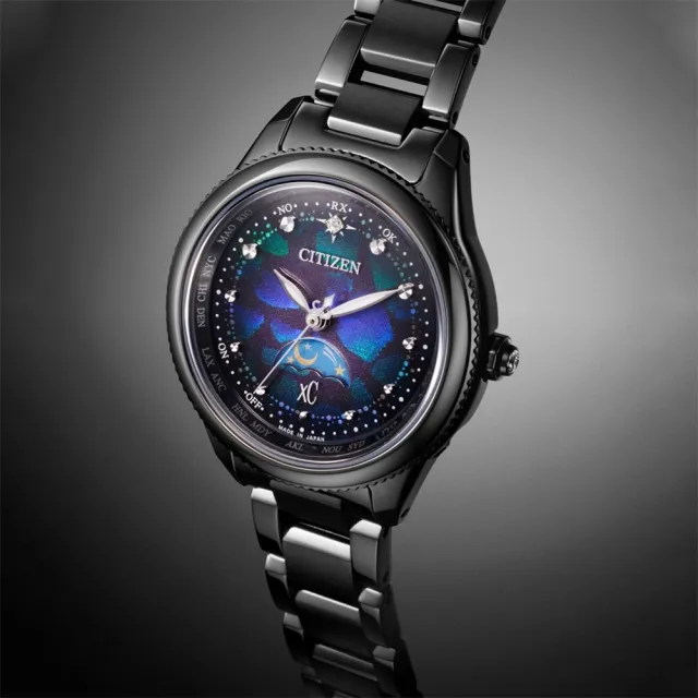【CITIZEN 星辰】xC 宇宙幻彩 100週年限量  鈦金屬電波女錶 29MM(EE1008-56E)