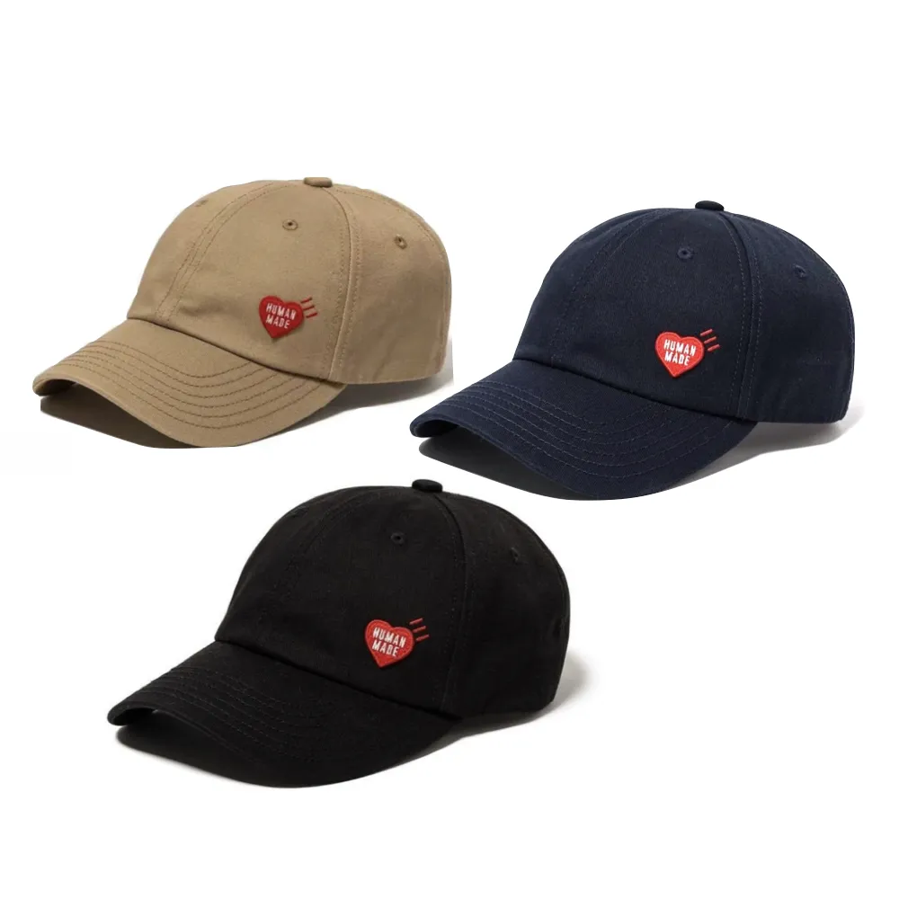 Human Made 6 Panel Twill Cap 老帽卡其/黑/海軍藍HM27GD104