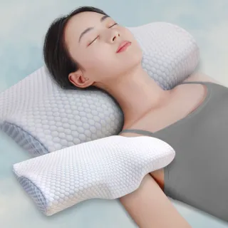 【Beroso 倍麗森】買一送一涼感冰絲透氣護頸防鼾記憶枕頭-金絲/涼感款任選(SGS檢驗合格 10cm 618)