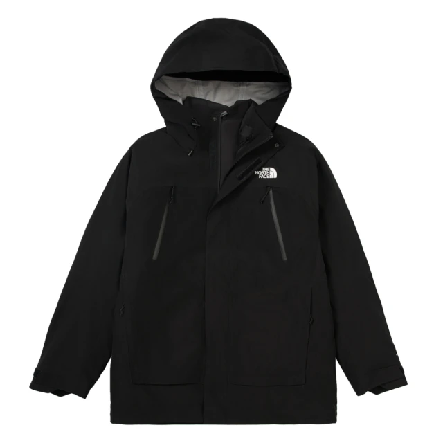 The North Face TNF 防水透氣連帽羽絨內裡三合一外套M STORMPEAK FL TRICLIMATE-AP男 黑(NF0A89ZMJK3)