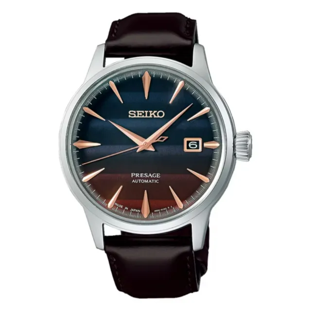 【SEIKO 精工】Presage 東京夕陽 STAR BAR 限量調酒師系列機械錶-40.5mm(SRPK75J1 / 4R35-06F0P)