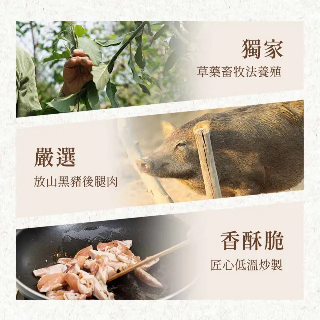 【大野山牧場】黑金豬肉鬆_經典原味/海苔風味(210G X 4入組)