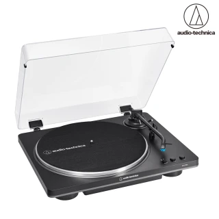 【audio-technica 鐵三角】AT-LP70X BG 黑灰色(全自動 皮帶驅動式 黑膠唱盤機)