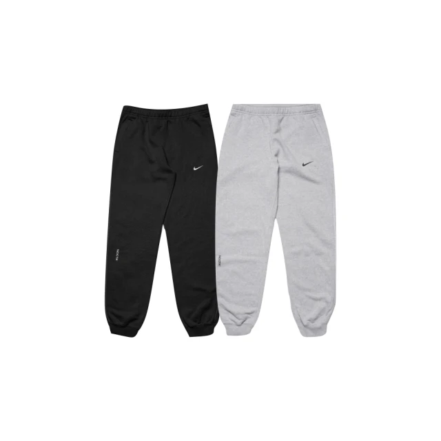 NIKE 耐吉 Nocta x Nike Fleece Pants 棉褲 美版 黑/灰 FN7661