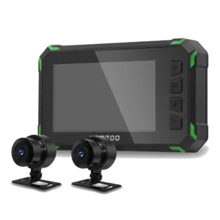 【DOD】KSB700 PRO 煥新版 2K/GPS高畫質雙鏡頭機車行車記錄器(贈128G+車牌架)