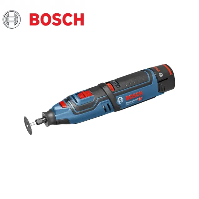 【BOSCH 博世】12V 刻磨機 研磨機 雕刻機 美甲(GRO 12V-35 主機+雙2.0電池+充電器+工具箱)