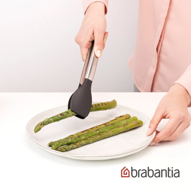 Brabantia 霧面不鏽鋼-可伸縮矽膠廚藝夾(2024新品登場)