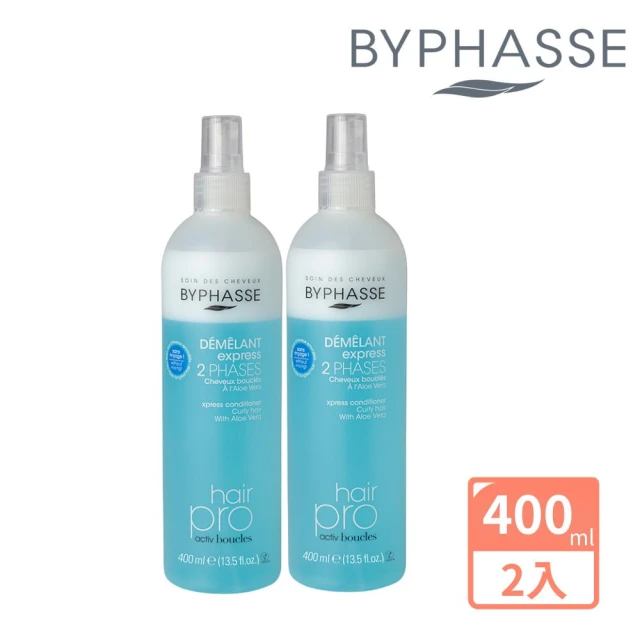 BYPHASSE 蓓昂斯 護捲豐盈髮妝水400mlx2入組(捲髮/燙染專用)