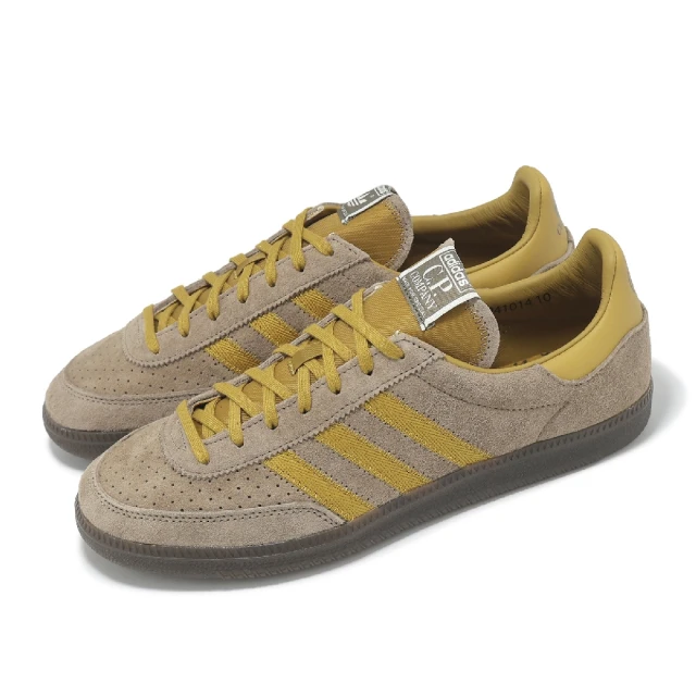 adidas 愛迪達 x CP Company Wimberly SPZL 聯名休閒鞋 棕 黃 男鞋 復古 愛迪達(JR5288)