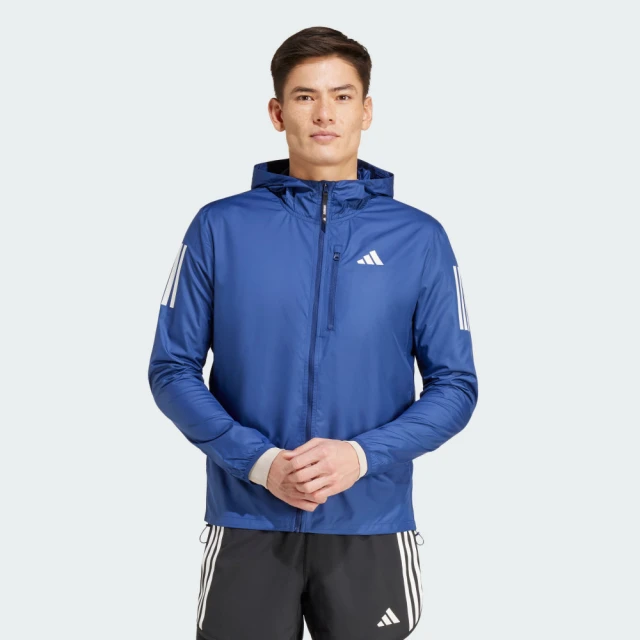 adidas 愛迪達 外套 男款 運動連帽外套 OTR B JKT 藍 IV5427(S2820)