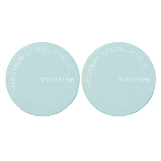 【INNISFREE】無油無慮礦物控油蜜粉5g(2入組)