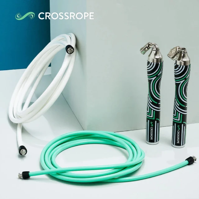 Crossrope GET LEAN 負重緊實肌肉跳繩組(全新設計高速握把｜負重跳繩)