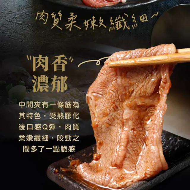 【享吃肉肉】美國藍帶特選嫩肩牛肉片3盒(250g±10%/包 火鍋肉片/中秋烤肉/燒烤)