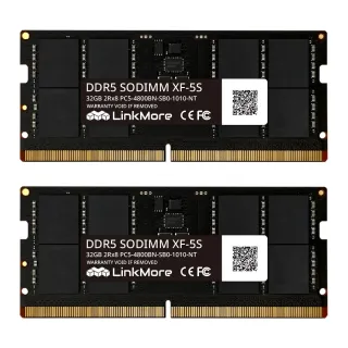 【LinkMore】DDR5 4800 64GB(32GBx2 筆記型記憶體 2入組/NB專用)