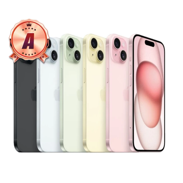 Apple A級福利品 iPhone 15 Plus 6.7 吋 256G(電池92% 外觀9成5新 非原廠外盒)