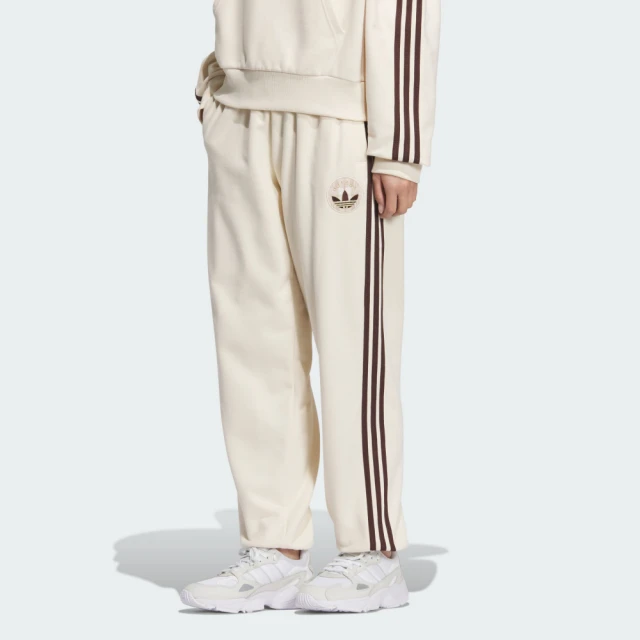 adidas 愛迪達 長褲 女款 運動褲 三葉草 SPO JOGGER 米白 JC6855