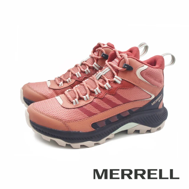 MERRELL 女 SPEED STRIKE 2 MID GTX 中筒防水登山健行鞋 女鞋(岩石紅)