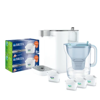 【BRITA】Model ONE瞬熱智能滅菌開飲機+贈16芯+贈永續純淨壺(共1機16芯1壺)