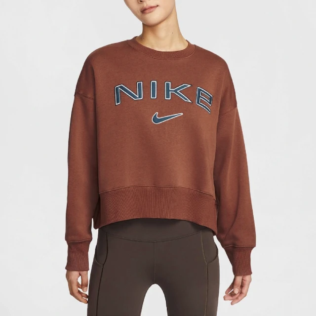 NIKE 耐吉 女短款T恤-休閒 慢跑 運動 上衣 馬卡龍紫