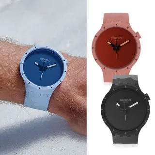 【SWATCH】精選 BIG BOLD系列手錶 大錶面金屬手錶/男錶/女錶/瑞士製造/綜合賣場(47mm、34mm)
