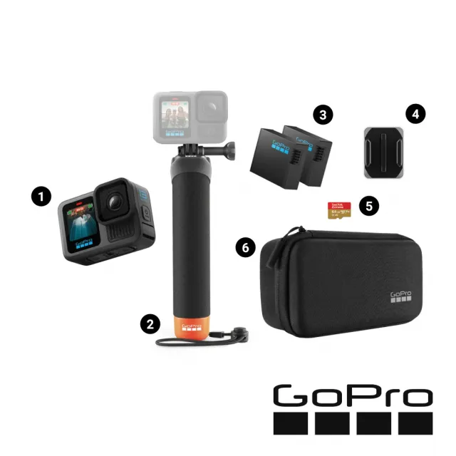 【GoPro】HERO13 Black 假日套組(CHDRB-131-RW)