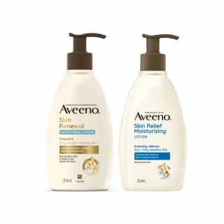 【Aveeno 艾惟諾】燕麥高效舒緩/煥光奇肌保濕乳354ml(身體乳/保濕乳液)