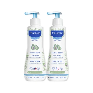 【Mustela 慕之恬廊】慕之幼 爽身潤膚乳 300mlX2入(寶寶 乳液 公司貨 台灣獨家總代理)