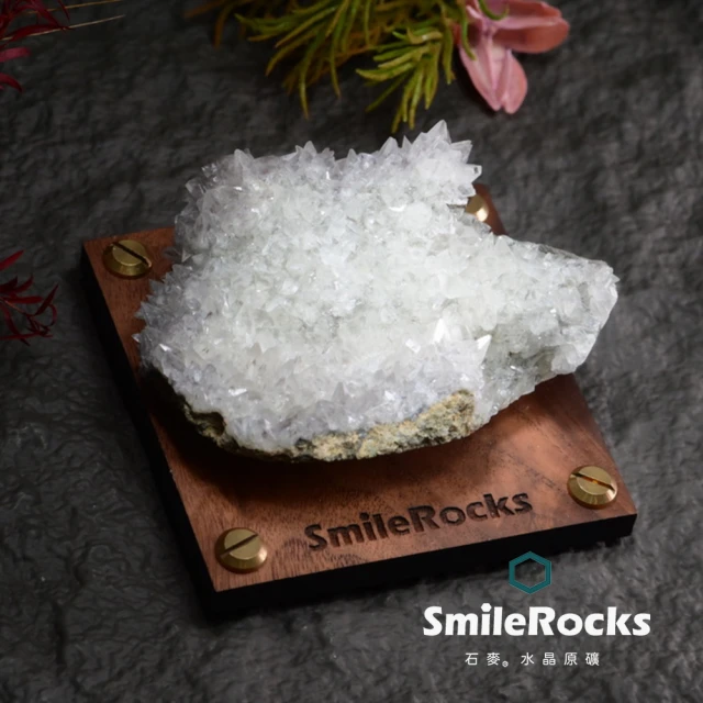 SmileRocks 石麥 石麥水晶原礦 方解石原礦No.6231511860(SmilePad 9X9底板)