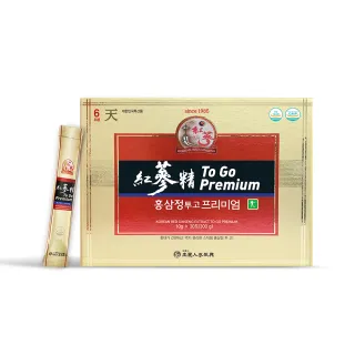 【振興高麗人蔘】6年根紅蔘精To Go Premium 30入禮盒(獨家升級草本配方 告別苦哈哈)