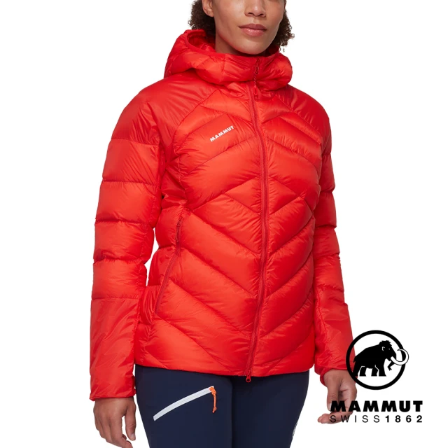 Mammut 長毛象 Taiss IN Hooded Jacket W 專業防風防潑水羽絨外套 經典紅 女款 #1013-03290