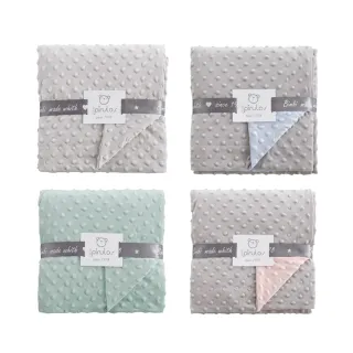 【bimbidreams 奇哥】雙面安撫豆毯禮盒 80x110cm(寶寶新生兒禮 滿月禮 彌月禮 嬰兒禮盒)