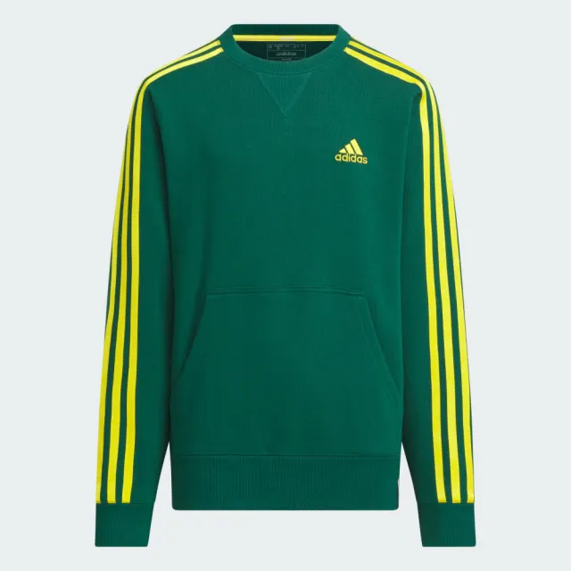 【adidas 愛迪達】ESSENTIALS PLUS 長袖上衣 大學T 童裝 JH1173
